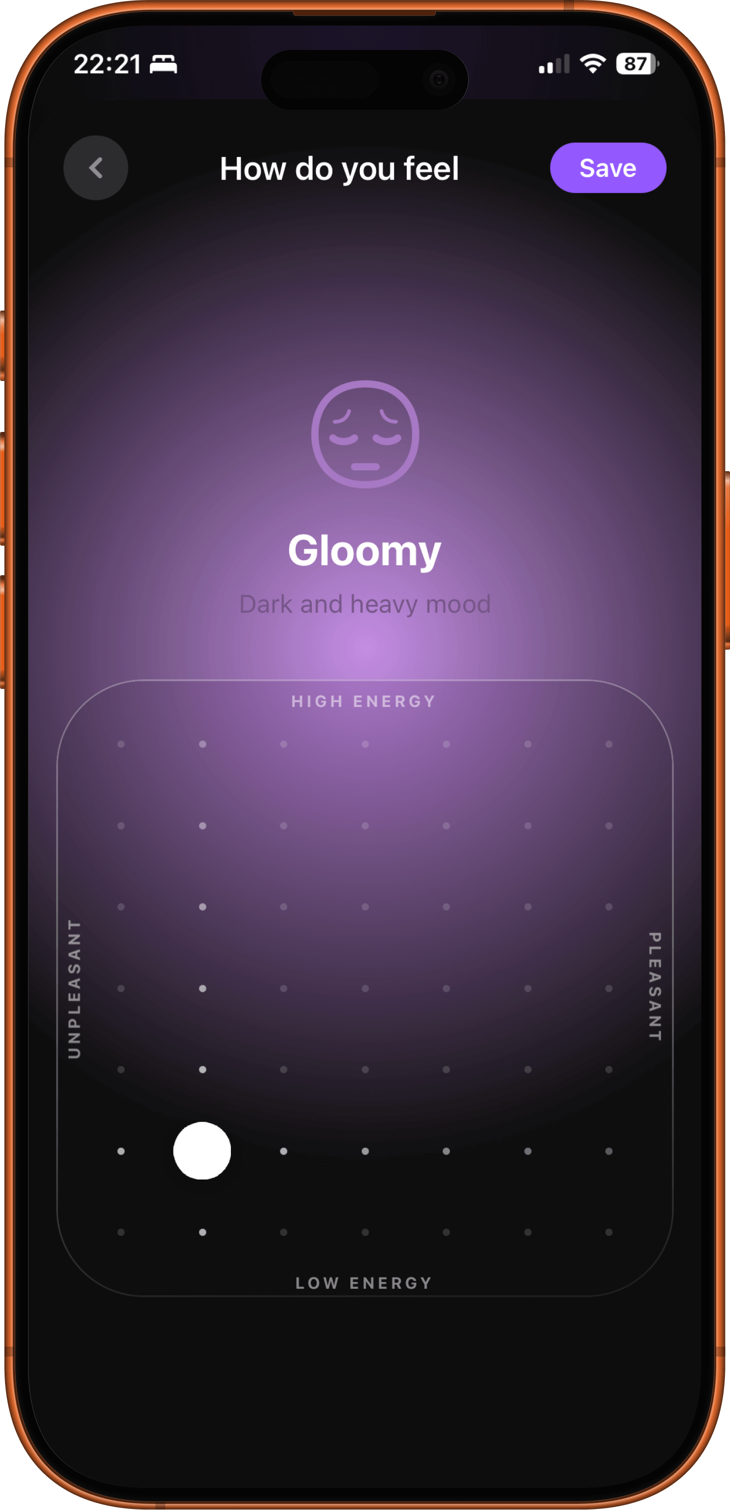 Mood and emotion tracker